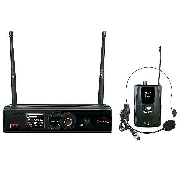 Sistema Microfone sem Fio K-501H Headset - KADOSH