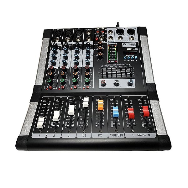 Mesa de Som MI40 (4 Canais com USB/BT/FX ) – K-AUDIO