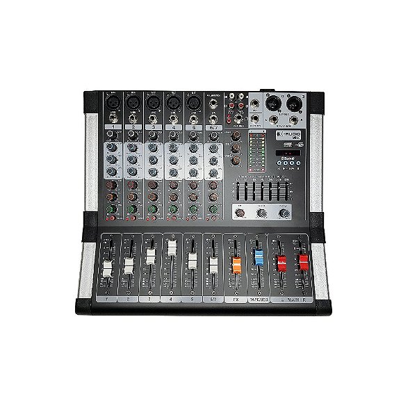 Mesa de Som MI60 (6 Canais com USB/BT/FX ) – K-AUDIO