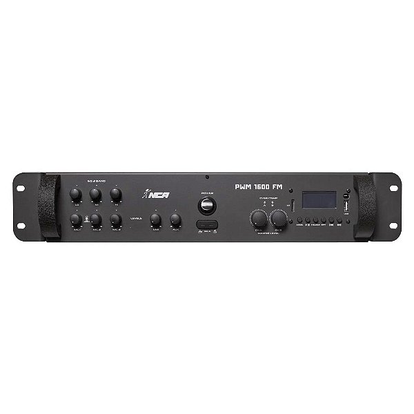 Amplificador de Som PWM 1600 BT USB/FM Bluetooth - NCA