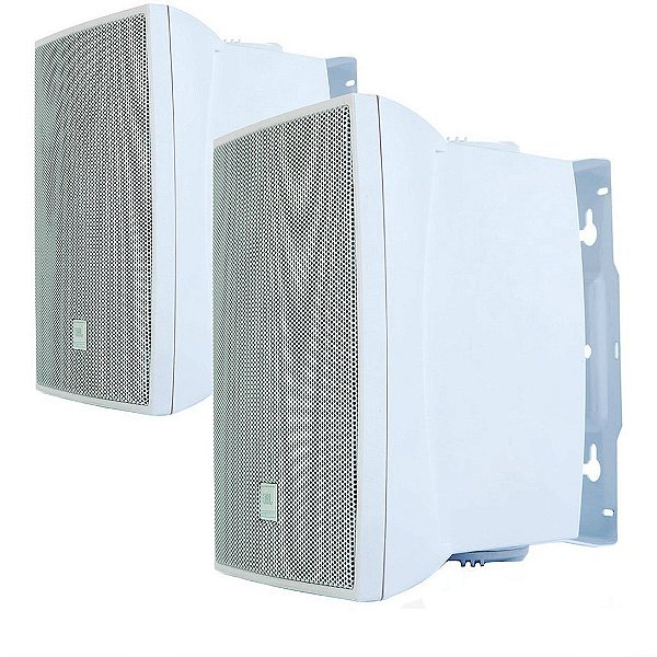 Caixa Acústica Compacta C621B 6 Pol. 50WRms Branca JBL (Par)