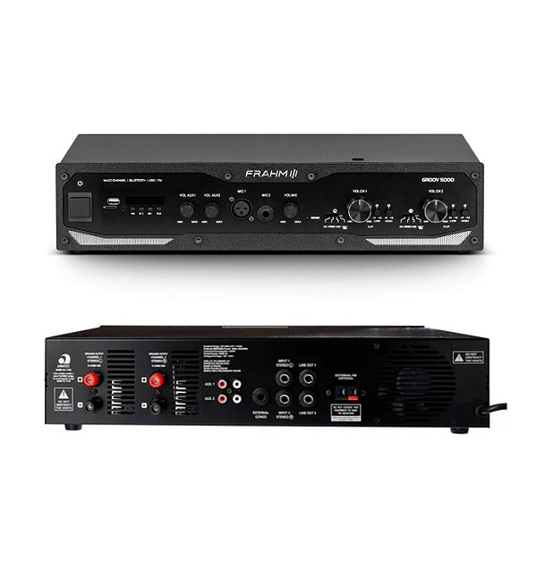 Amplificador Frahm Gr5000 Bt G5 5000w Potência Profissional
