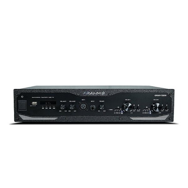 Frahm Gr5500 Bt G5 Amplificador 5500w Com Conexão Bluetooth