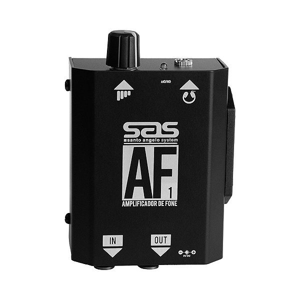 Amplificador de Fone AF1 Compacto Portátil Individual Preto