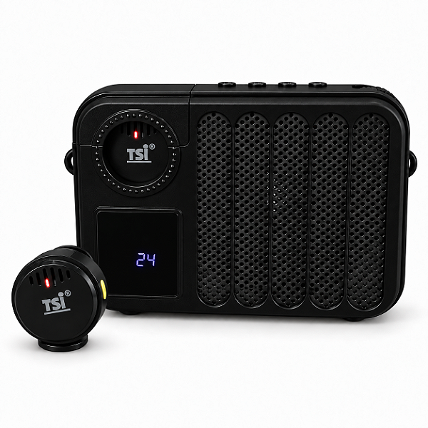 Amplificador de Voz TSI SV12 12W Portátil Microfone Sem Fio
