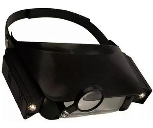 Lupa de Pala de Cabeça Com lanterna  Mg81007