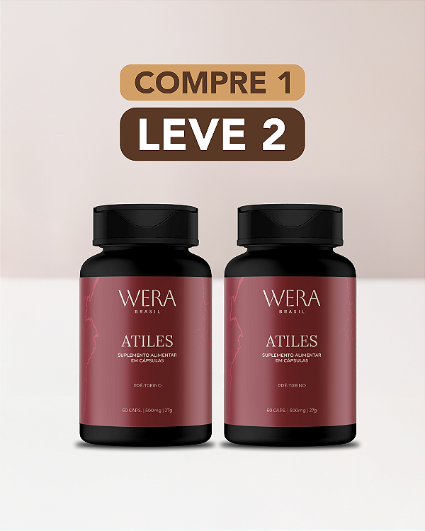 COMPRE 1 LEVE 2 - ATILES (PRÉ-TREINO)  60caps - 500mg