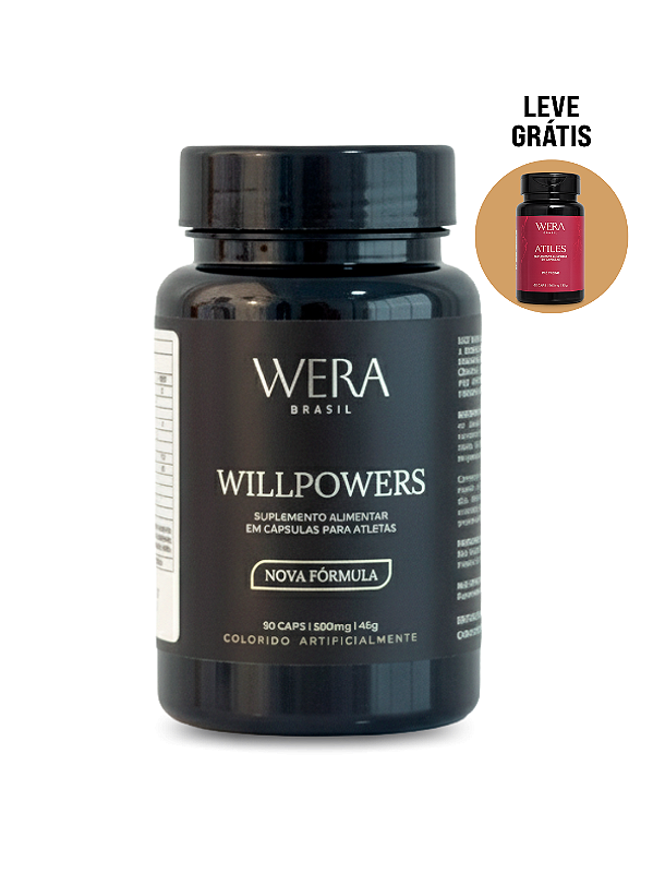 WILLPOWERS - NOVA FÓRMULA - LEVE GRÁTIS 1 ATILES