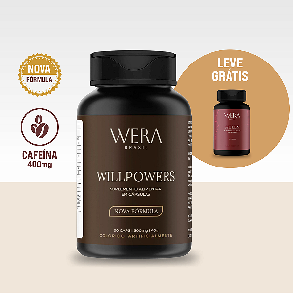 WILLPOWERS - NOVA FÓRMULA - LEVE GRÁTIS 1 ATILES