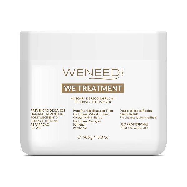 Máscara de Reconstrução We Treatment 500g
