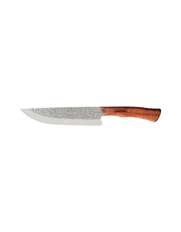 FACA CARNE NOMADE 8" AÇO INOX E CABO MADEIRA TRAMONTINA