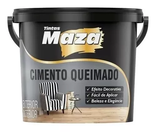 MASSA EFEITO CIMENTO QUEIMADO 5,6KG CINZA