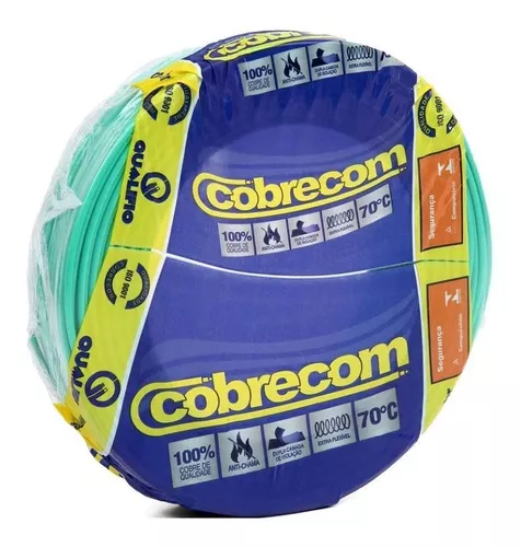 CABO 2,5MM FLEX VERDE COBRECOM