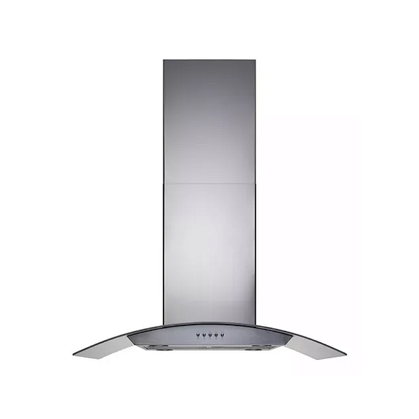COIFA DE ILHA CADENCE GOURMET VIDRO CURVO 90CM  200V