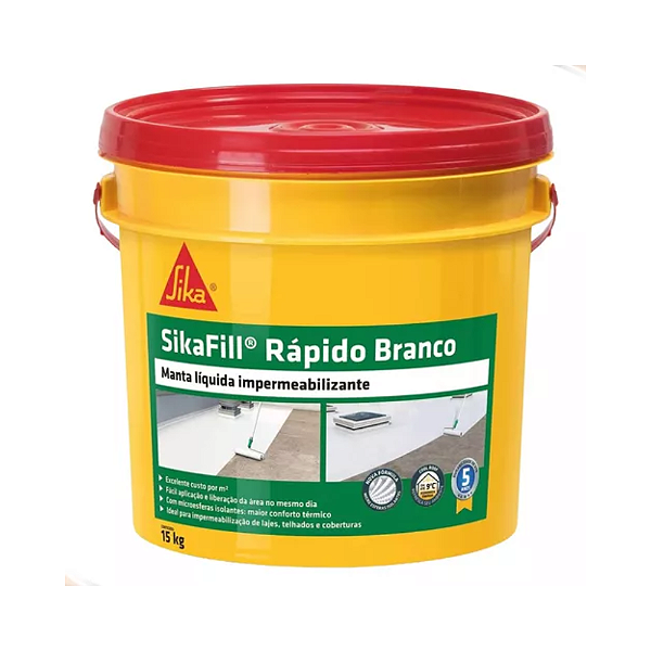MANTA LÍQUIDA BRANCO 15KG SIKAFILL