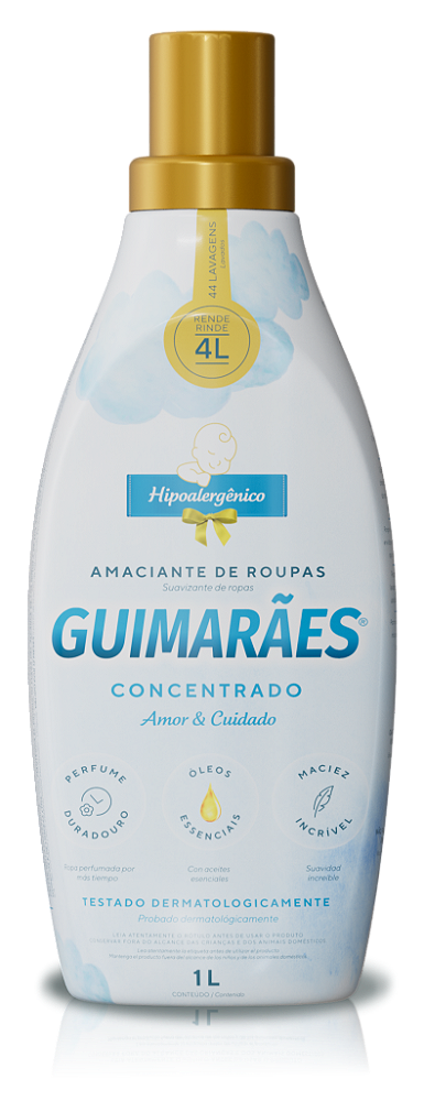 Amaciante  Amor e Cuidado  1L (Hipoalérgico)