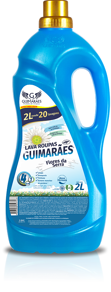 Lava Roupas Flores da Serra 2L