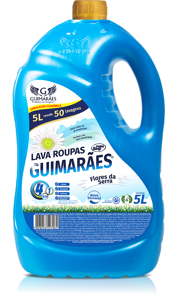 Lava Roupas Flores da Serra 5L