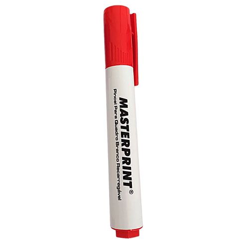 Pincel para Quadro Branco Vermelho Masterprint