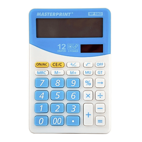 Calculadora 12 Dígitos MP 1063 Masterprint