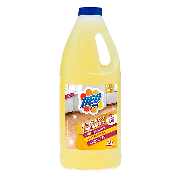 Limpa Piso Laminado Concentrado 2L Deoline