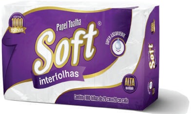 Papel Toalha Interfolhas 100% Celulose Premium Soft