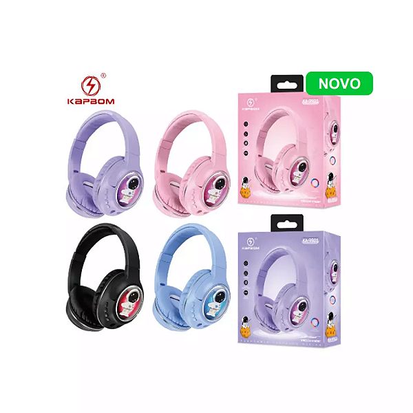 Fone de Ouvido Bluetooth Astronauta KA-9901 Kapbom