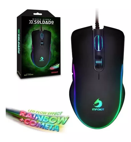 Mouse Gamer X Soldado GM-V550 Infokit