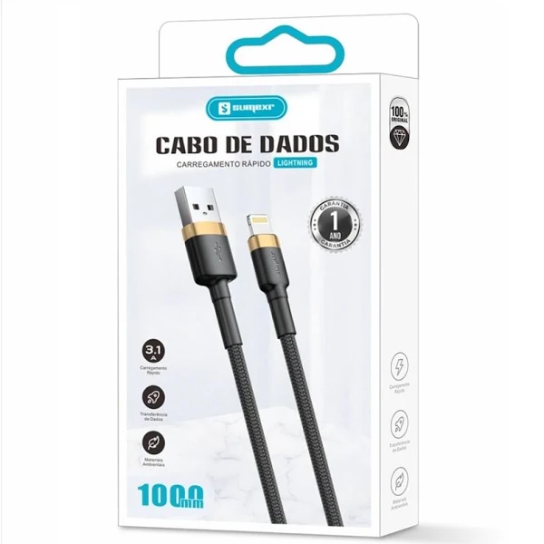 Cabo Para Carregamento E Transferência De Dados Lightning SX-B116-i6 Sumexr