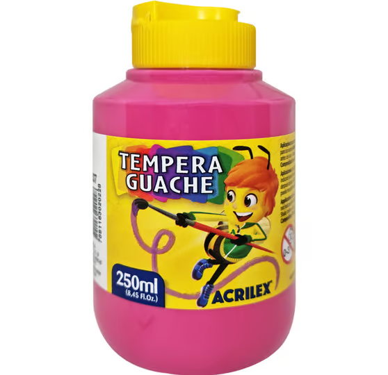 Tinta Guache Rosa 250mL Acrilex
