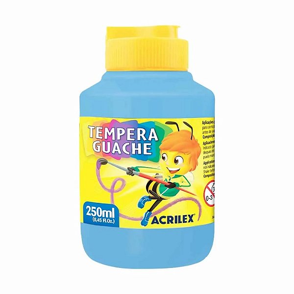 Tinta Guache Azul Celeste 250mL Acrilex