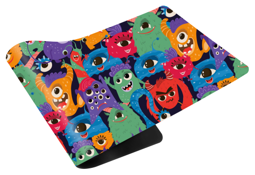 Mouse Pad Gamer Monsters Bright