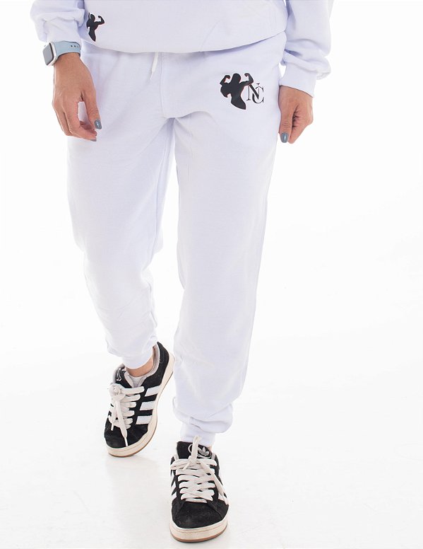 Calça Moletom Branca