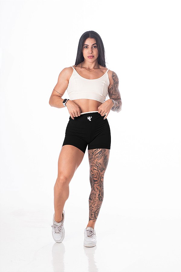 Shorts Bicolor (Preto)