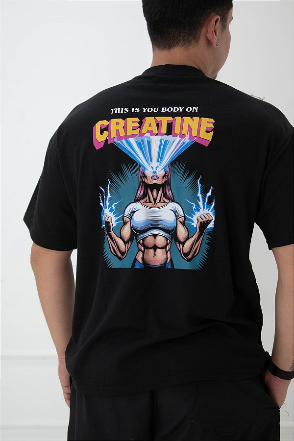 Oversized Creatine Woman (Preto)
