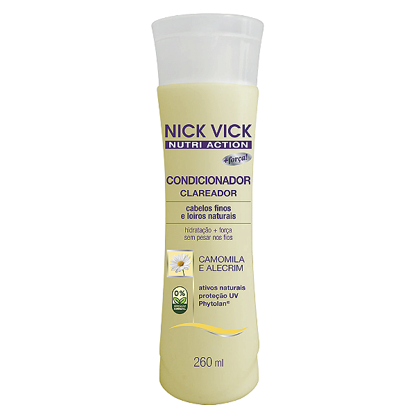 Condicionador Clareador Nick Vick Nutri Action 260ml