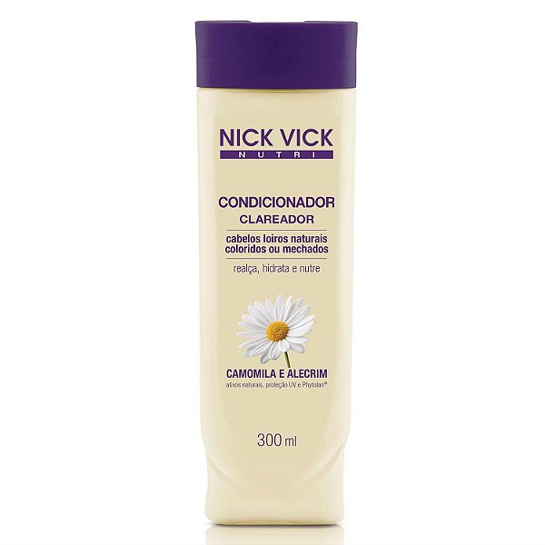 Condicionador Clareador Nick Vick Nutri 300ml