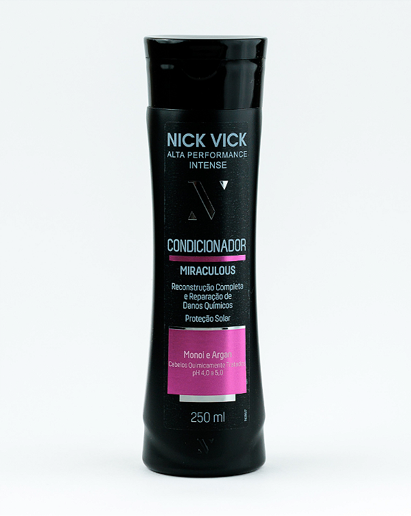 Condicionador Miraculous Nick Vick Alta Performance Intense 250ml