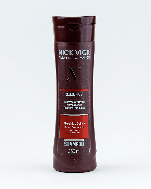 Shampoo S.O.S. Fios Nick Vick Alta Performance 250ml