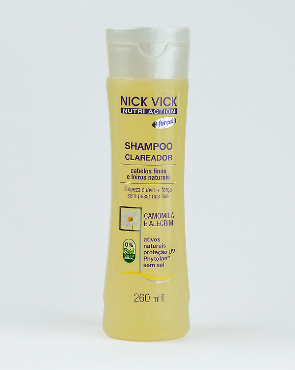 Shampoo Clareador Nick Vick Nutri Action 260ml