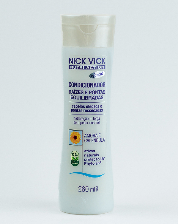 Condicionador Raízes e Pontas Equilibradas Nick Vick Nutri Action 260ml