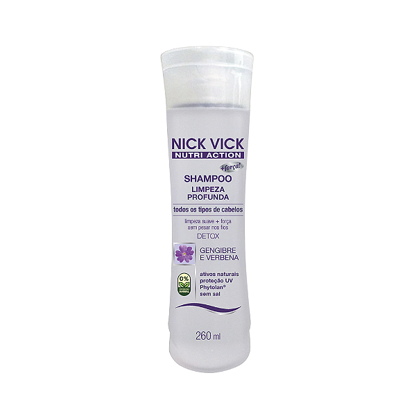 Shampoo Limpeza Profunda Nick Vick Nutri 300ml