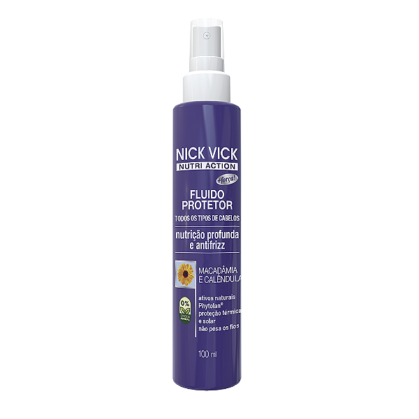 Fluido Protetor Antifrizz Nick Vick Nutri 100ml