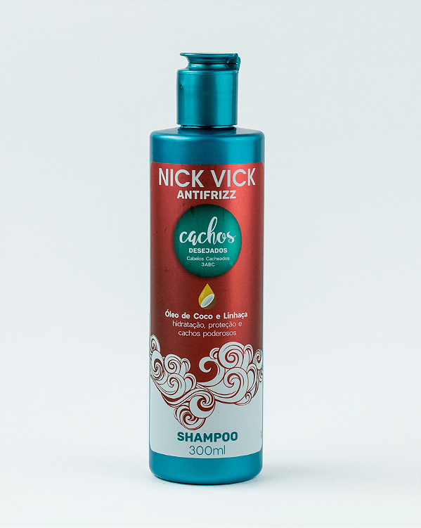 Shampoo Cachos Desejados Nick Vick Antifrizz 300ml