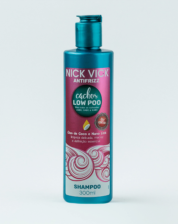 Shampoo Cachos Low Poo Nick Vick Antifrizz 300ml