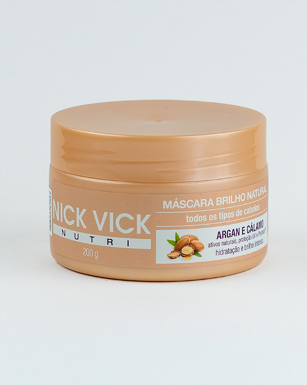 Máscara Brilho Natural Nick Vick Nutri 200g