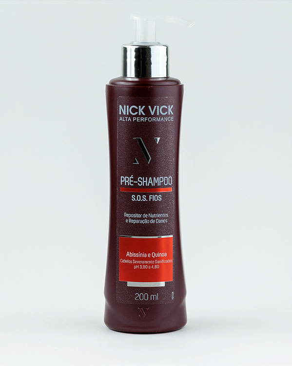 Pré-Shampoo S.O.S. Fios Nick Vick Alta Performance 200ml