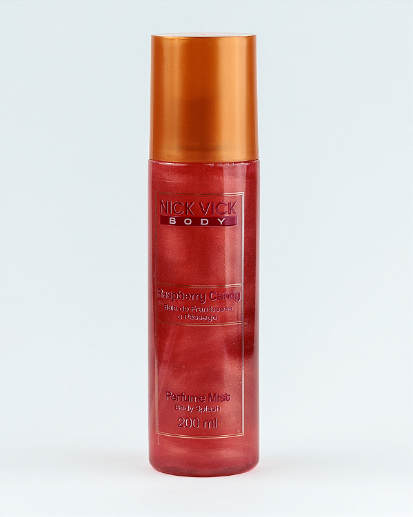 Perfume Mist Body Splash Nick Vick Body Raspberry Candy 200ml