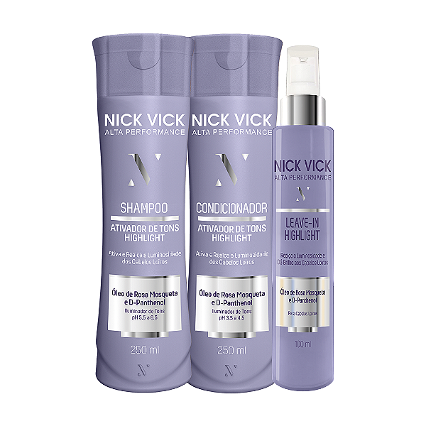 Kit Highlight Ativador de Tons Loiros