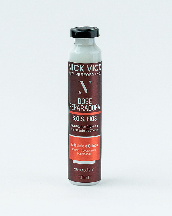 Dose Reparadora S.O.S. Fios Nick Vick Alta Performance 40ml